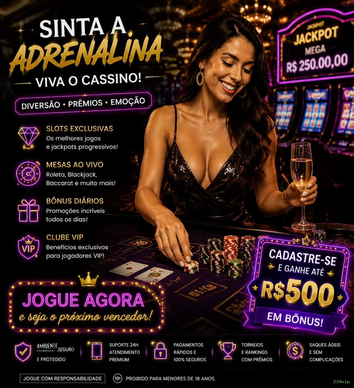 Plataforma completa da 234vip com todos os jogos